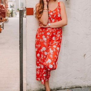 Red Vici jumpsuit